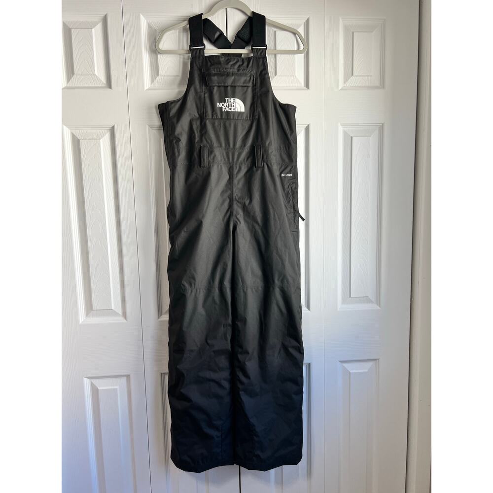 The North Face Teen Freedom Bib Snow Pants Winter Black Insulated Size XL14/16